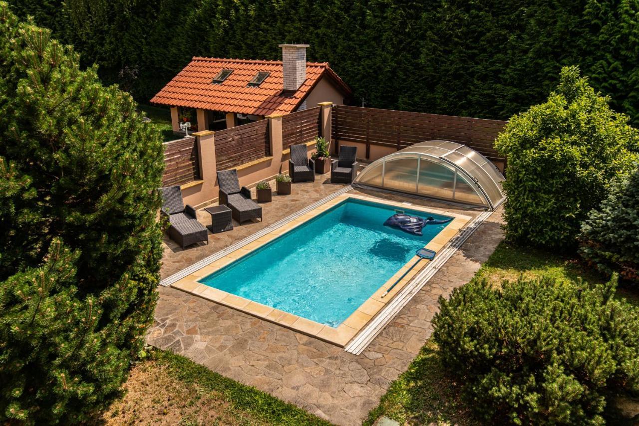 Villa With Pool & Sauna In Beer Village Велке-Поповице Экстерьер фото